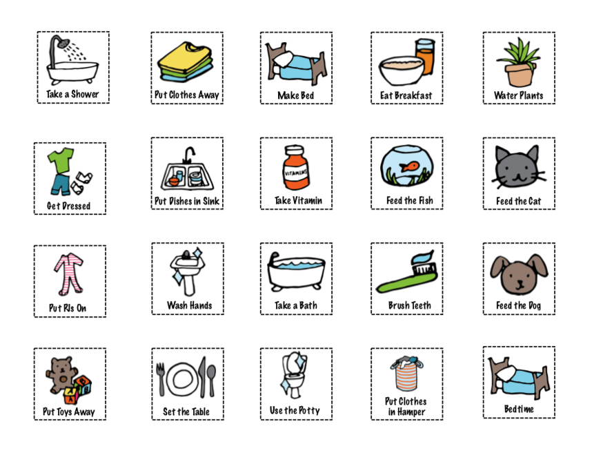 Chore Chart For Kids PRINTABLE FREE PRINTABLE Gogo Mama
