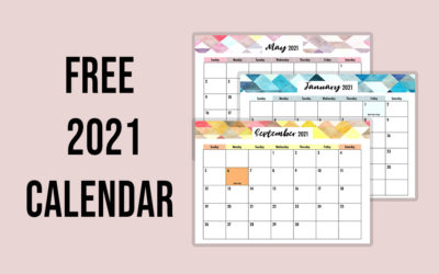 Editable 2021 Calendar Printable